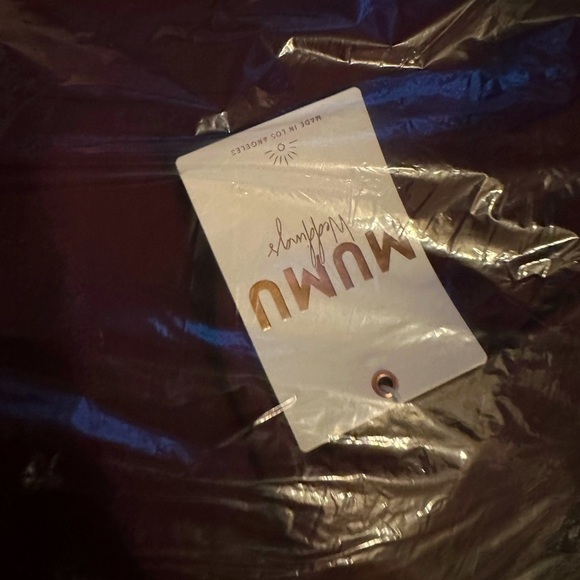 NWT show me your mumu godshaw goddess gown merlot M chiffon bridesmaid formal - Picture 2 of 3